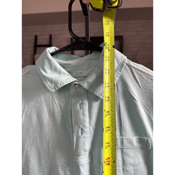 Vineyard Vines Martha's Vineyard Mint Green Polo Shirt Mens Size Large - Picture 4 of 6